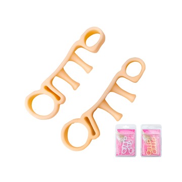 矽膠腳趾分趾套 【A083】 美腿分指器 美甲分趾 腳趾套 五指套 分趾器 調整輔助器 走路姿勢 站姿 分趾套 調整體態 O型腿 分指環 運動健身