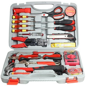 埃維特多功能工具套裝家用五金電工手電鉆維修工具108件套裝