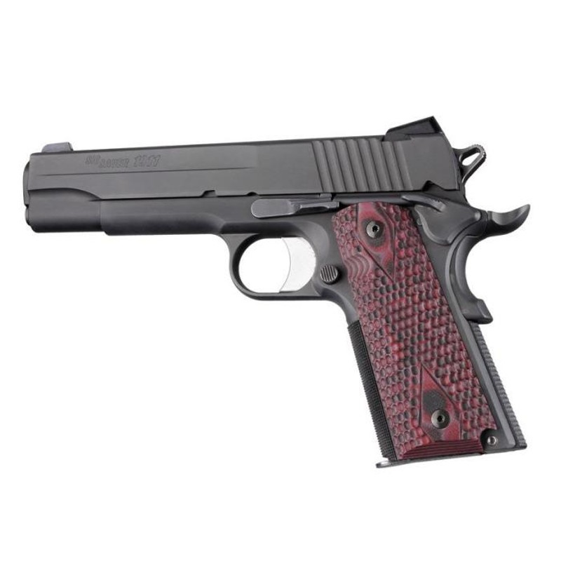 HOGUE 1911シリーズ用 G-Mascus G10製グリップ ピラニア パネルタイプ ブルーラヴァ / レッドラヴァ (ホーグ COLT  M1911A1 ガバメント カスタム) | LINEブランドカタログ