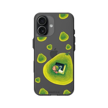 iPhone 17 Clear (相機按鈕) 酷墨灰 - 幾米 Jimmy Liao - 世界別為我擔心-鴨梨