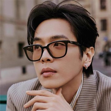 GM板材墨鏡方框pino女高清尼龍片茶色太陽眼鏡 男可配近視BC-2027