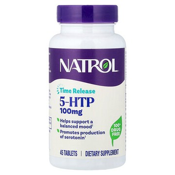 Natrol, 5-HTP，緩釋，100 毫克，45 片