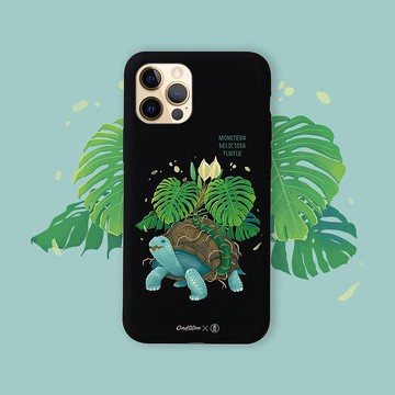 聯名 青青小樹 珍奇植生物-龜背芋龜 防摔手機殼 CCAC05