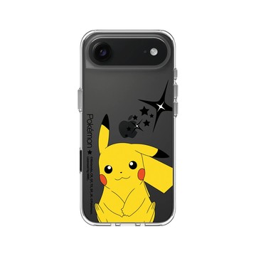 iPhone Air Clear Case（相機按鈕） 透明 - 寶可夢 Pokemon - 微笑皮卡丘