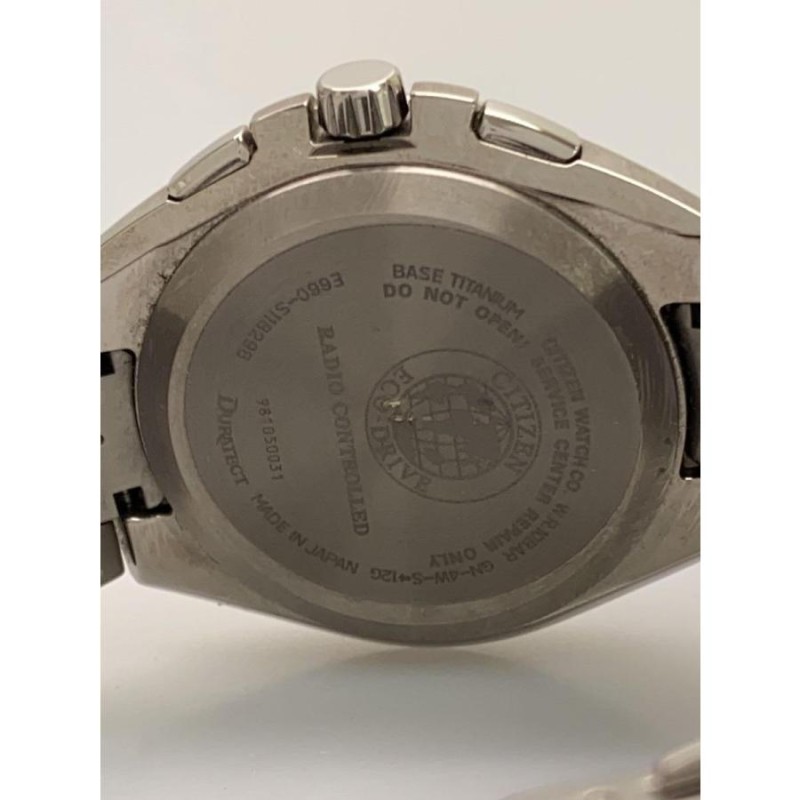 CITIZEN◇ソーラー腕時計/アナログ/チタン/NVY/SLV/チタン/E660-S118298/CB5040-80L | LINEブランドカタログ