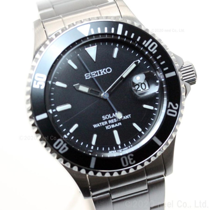 セイコー ソーラー SEIKO SOLAR ヴィンテージデザイン SZEV011 ...