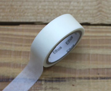 【紙膠帶】 1.5cm素色紙膠帶(白色44)00944