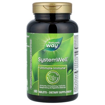 Nature's Way, SystemWell 高級免疫幫助營養片，180 片裝