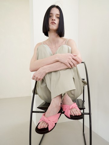 Oliver Slides Leather_Pink