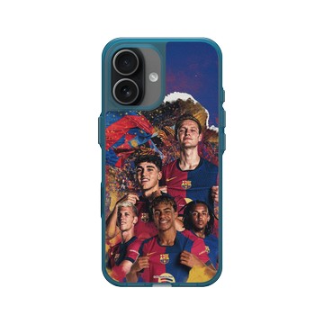 iPhone 17 Clear (相機按鈕) 夜幕藍 - FC Barcelona - Team 1