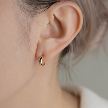 10mm Hoop Earrings (18KGold Plated) 金色小圈圈耳環 黃銅鍍金