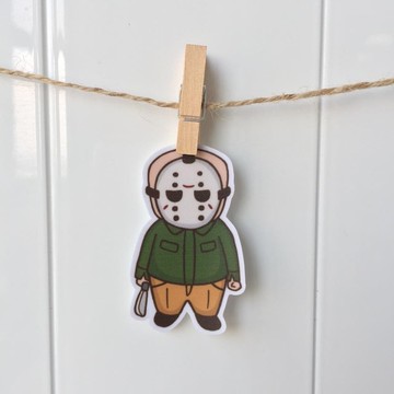 德州尖叫的奪魂羔羊們小型防水貼紙 SS0027