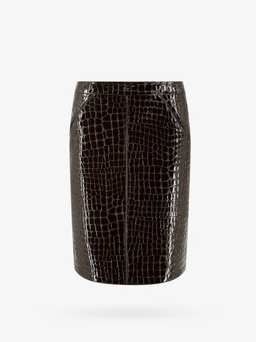 Glossy croco goat leather skirt - TOM FORD - gender_Woman