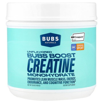 BUBS Naturals, Bubs Boost 一水肌酸，原味，15.9 盎司（450 克）