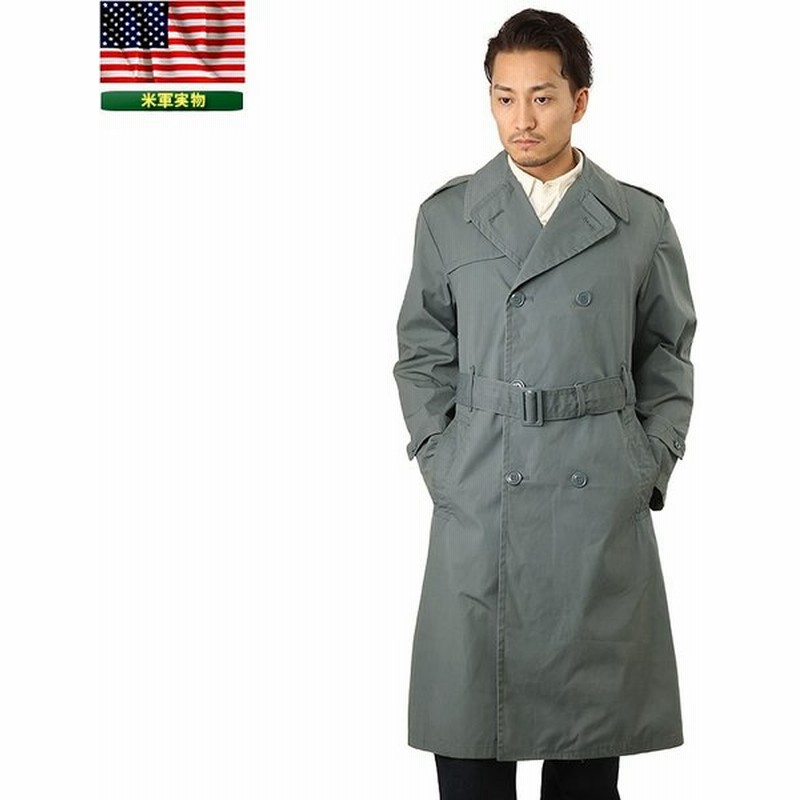 実物 Used 米陸軍 U S Army トレンチコート メンズ ミリタリージャケット アウター ロングコート 米軍 放出品 軍服 アメリカ軍 クーポン対象外 T 通販 Lineポイント最大0 5 Get Lineショッピング