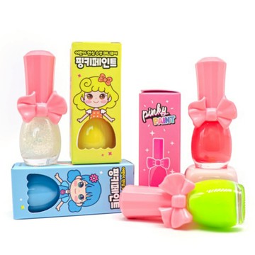 【韓國Pink Princess】兒童可撕安全無毒指甲油