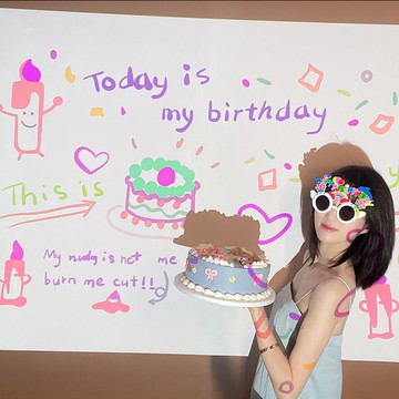 生日 投影燈 生日快樂 聖誕快樂 拍照背景 背景燈 週歲 派對佈置 聖誕節 魔法迎賓燈【RI2984】