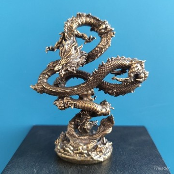 💰超值好貨⏰限時搶購神龍手辦純銅龍擺件招財鎮宅高檔工藝品家居擺件高端創意精緻禮品 YVCQ