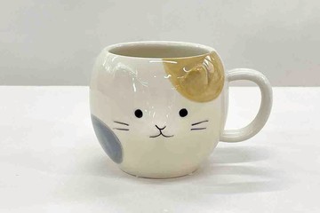 【100 Life Japan Can Do】貓咪造型馬克杯(300ml)(1入)