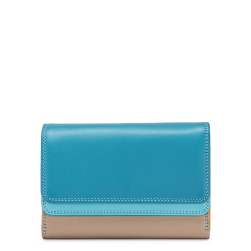 【MYWALIT】雙層翻釦三折夾-翡翠海岸 250-186