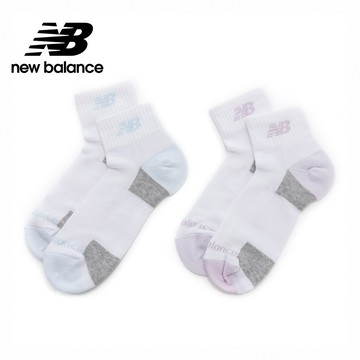 【New Balance】 NB 短襪二入組_中性_白色_LAS51372AS2