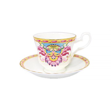 英國 RK | 布倫海姆宮系列22K金230ml骨瓷杯盤組