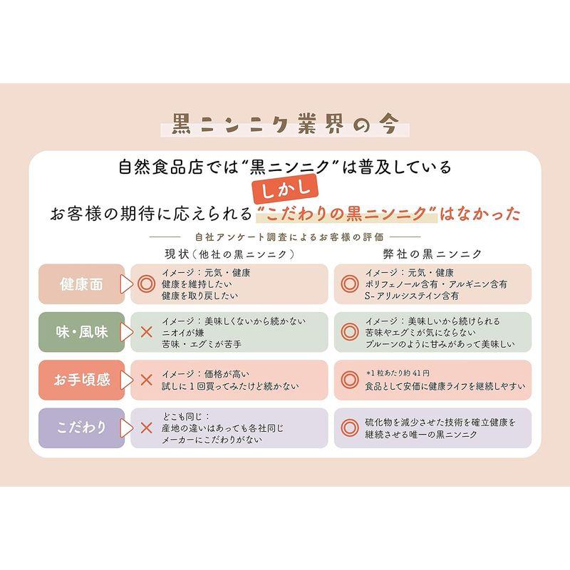 ビーバン おいしいだしを肥料で栽培した 科学が可能にしたカラダが漲る黒にんにく 120g 約1ヵ月分