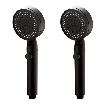 葉子小舖 五段式增壓蓮蓬頭  黑色  2個