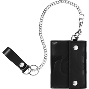 AirRoom 正品 2025AW Supreme Leather Chain Wallet 皮革 鍊子 短夾 錢包