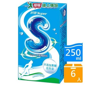 舒跑S運補飲料250ml x6入【愛買】