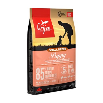 Orijen 歐睿健 小型犬/幼犬 乾飼料  4.5kg  1袋  雞 + 魚