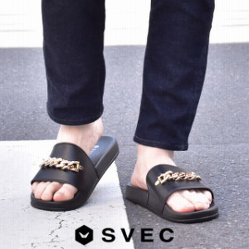 SVEC シャワーサンダル サンダル メンズ おしゃれ ブランド 厚底