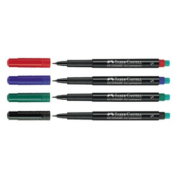 【FABER-CASTELL】輝柏 全能油性萬用筆 S 黑/藍/紅/綠色10支入/ 盒 152399/152351/152321/152363【APP滿額下單4%點數(單一帳號最高1000點)】7/31止