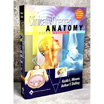 ➤〔特價出清〕絕版 書況好➤附光碟【五版】解剖學 Clinically oriented anatomy