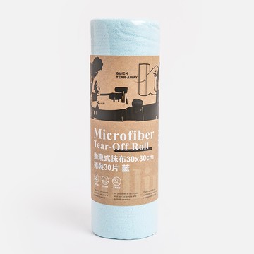 拋棄式抹布 30x30cm 捲裝30片 藍