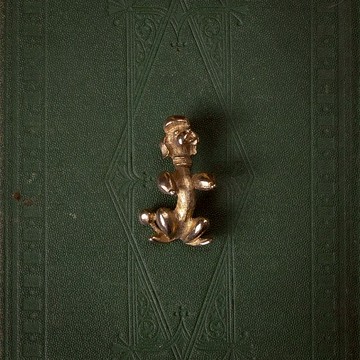 美國Sarah Coventry品牌古董 站姿貴賓狗 鍍金小胸針