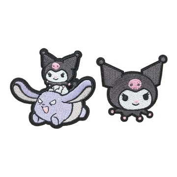 【IMPACT】怡寶 | 酷洛米Kuromi 徽章2入1組-黑色款 IMKUL05BK  (IMKA)