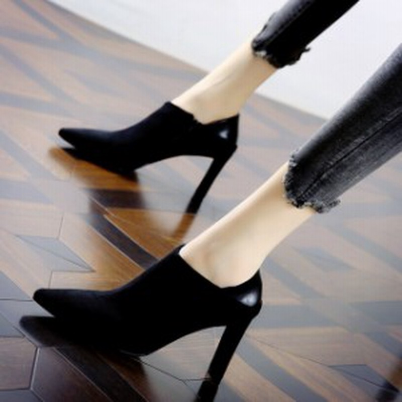 スウェード レディース ヒール 美脚 ショートブーツ Vライン ブーツ ブーティ ブーツ レディース シューズ シンプル 大人可愛い 冬靴 靴 通販 Lineポイント最大4 0 Get Lineショッピング