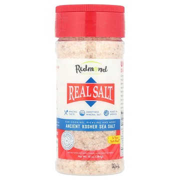 Redmond, Real Salt，古代猶太潔食海鹽，10 盎司（284 克）