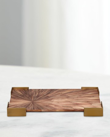 Palm Marquetry Tray