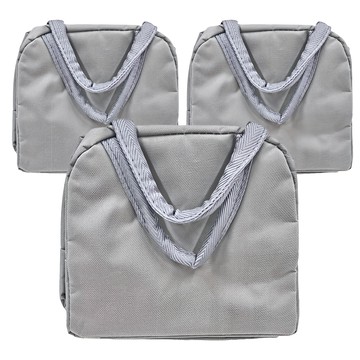 手提保溫包  側開口/前開口  牛津布+鋁箔  黑色/灰色/藍色/粉色  23 x 14 x 20cm  3個