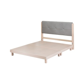 Homelike 喜家居雙人加大6尺貓抓皮實木低床架組(2221)