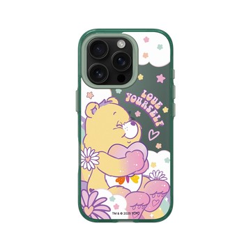 iPhone 16 Pro Clear 憂墨綠 - Care Bears - Love Yourself