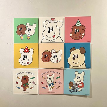 【1107one one zero seven】家飾畫卡 方形