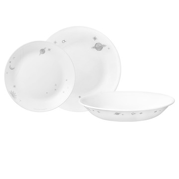 【Corelle Brands 康寧餐具】 璀璨星辰3件式餐盤組-C02