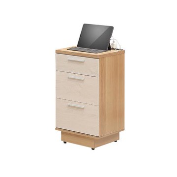 【唯熙傢俱】喬莉原木雙色抽屜櫃