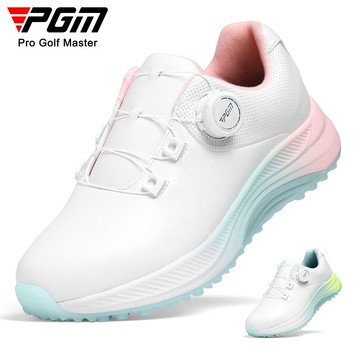 PGM 高爾夫球鞋夏季女鞋防水旋鈕女款運動鞋子防滑緩震輕量無釘鞋 XZ392