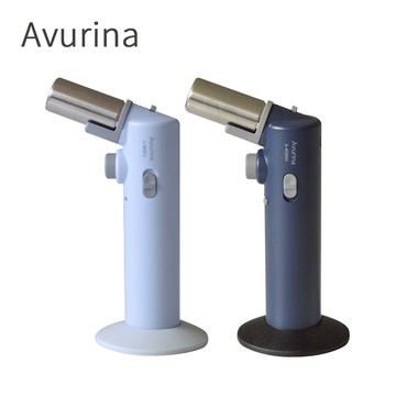 日本Avurina 填充型炙燒噴槍 A-402(海軍藍/棉花藍) 單手用/附底座 瓦斯噴槍 炙燒 戶外 家用