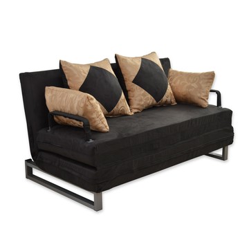 【班尼斯】【艾克斯】五段式調整獨立筒沙發床-黝黑麂皮