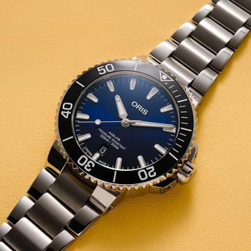 ORIS 豪利時 Aquis 時間之海300米潛水機械錶-41.5mm 0173377664135-0782205PEB